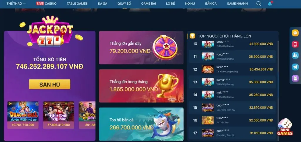 Sòng bạc trực tuyến 789win01